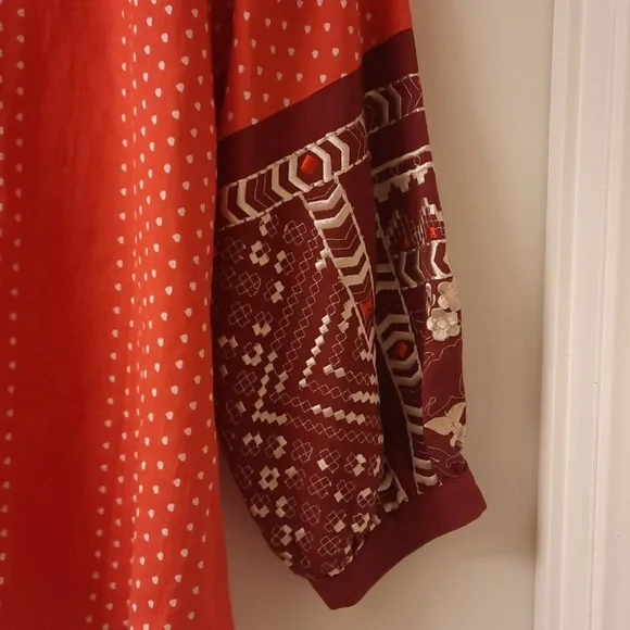 NWT, Anthropologie Vineet Bahl Nora Embroidered Tunic - Picture 8 of 16